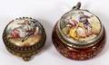 CONTINENTAL ENAMEL PENDANT VINAIGRETTE  MINIATURE