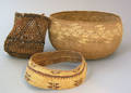 Northern California basketry bowl 19th c