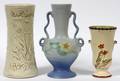 WELLER POTTERY VASES THREE