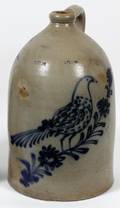 D MELVIN AMERICAN STONEWARE JUG 19TH C
