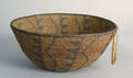 Western Apache coiled geometric bowl 19th c