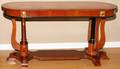 NEOCLASSICAL STYLE MAHOGANY CONSOLE