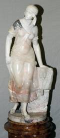 ITALIAN CARVED MARBLE SCULPTURE LATE 19TH C
