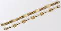14KT YELLOW GOLD BRACELETS TWO