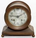 THEODORE B STARR OF NEW YORK BRONZE SHIPS CLOCK