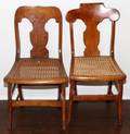 AMERICAN MAPLE SIDE CHAIRS C 185070 TWO PAIRS