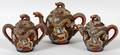 JAPANESE DRAGON WARE TEA SET C 1950 3 PCS