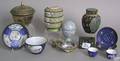 Twelve assorted pcs of cloisonne to include stacking bowls