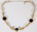 KENNETH JAY LANE FAUX PEARL  GLASS BEAD NECKLACE
