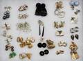 VINTAGE COSTUME EARRINGS 39 PAIRS