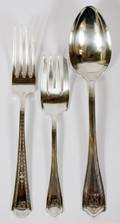 WATROUS CO  DURGIN STERLING FLATWARE NINE PIECES