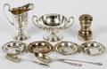 KNICKERBOCKER SILVER COC AND S SET W TABLEWARE