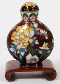 CHINESE CLOISONN SNUFF BOTTLE