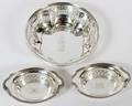 GORHAM  WATSON CO STERLING NUT DISHES THREE