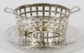 WEBSTER CO STERLING BASKET W UNDER PLATE