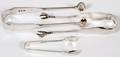 STERLING  COIN SILVER SUGAR TONGS