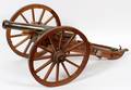 MODEL IRON AND WOOD CANNON