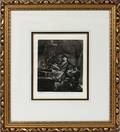 AFTER REMBRANDT VAN RIJN ETCHING