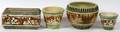 ROSEVILLE DONATELLO POTTERY PLANTERS FOUR