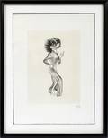 AL HIRSCHFELD ETCHING 1984