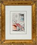LOUIS ICART COLOR ETCHING