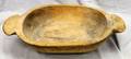 VINTAGE CARVED WOOD DOUGH BOWL