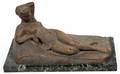 PATINATED BRONZE SCULPTURE 1919
