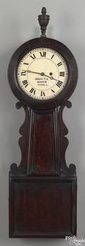 Rare Reading Pennsylvania banjo clock ca 1835