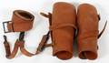 SPANISH AMERICAN WAR ERA CAVALRY SHIN GUARDS BELT