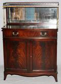 J ZONON REGENCY STYLE MAHOGANY CABINET