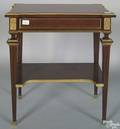 Louis XV style mahogany and ormolu table