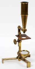 DOLLONDLONDON BRASS MICROSCOPE EARLY 1800S