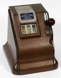1940 DE LUXE COUNTERTOP 3REEL TRADE STIMULATOR