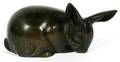 EDOUARD M SANDOZBRONZE RABBIT