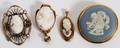 VINTAGE CAMEO BROOCHES  PENDANT FOUR1 14