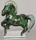 NYMPHENBURG PORCELAIN FIGURE OF A HORSE