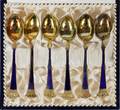 EGON LAURIDSEN STERLING SILVER AND ENAMEL SPOONS6
