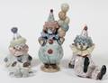 LLADRO PORCELAIN FIGURAL GROUPING 3 PCS