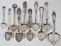 STERLING TEASPOON GROUPING 10 PIECES
