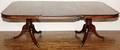 REGENCY STYLE ANTIQUE MAHOGANY BANQUET TABLE
