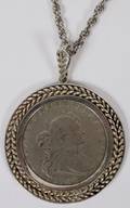 USA SILVER 1 COIN 1799 MOUNTED AS PENDANT