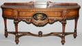 BERKEY AND GAY CARVED WALNUT SIDEBOARD