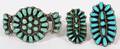 ZUNI SILVER  TURQUOISE RINGS  CUFF BRACELET