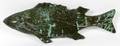 AMERICAN ANTIQUE COPPER WEATHER VANE FISH FORM