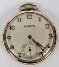 BULOVA WATCH CO 10 KT ROLLED GOLD POCKET WATCH