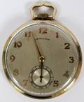 HAMILTON WATCH CO 945 GOLD FILLED PKT WATCH C1940