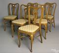 Set of 7 Thonet dining chairs
