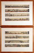 JWCRUICKSHANK PRINTS 4 STRIPS OF PRINTS IN FRAME