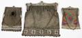 SILVER TONE MESH EVENING BAGS EARLY 20TH C THREE