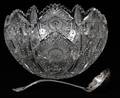 CUT GLASS PUNCHBOWL